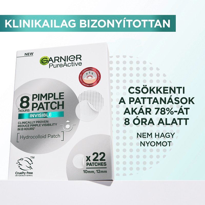 Pure Active hidrokolloidos láthatatlan pattanás tapasz BHA-val - 3